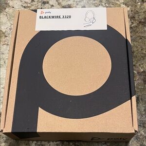 Plantronics Poly Blackwire 3320 BW3320 Headset Stereo USB-A *New